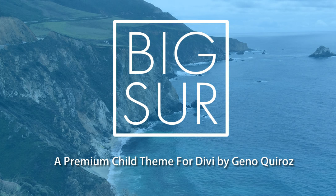 Big Sur Child Theme for Divi